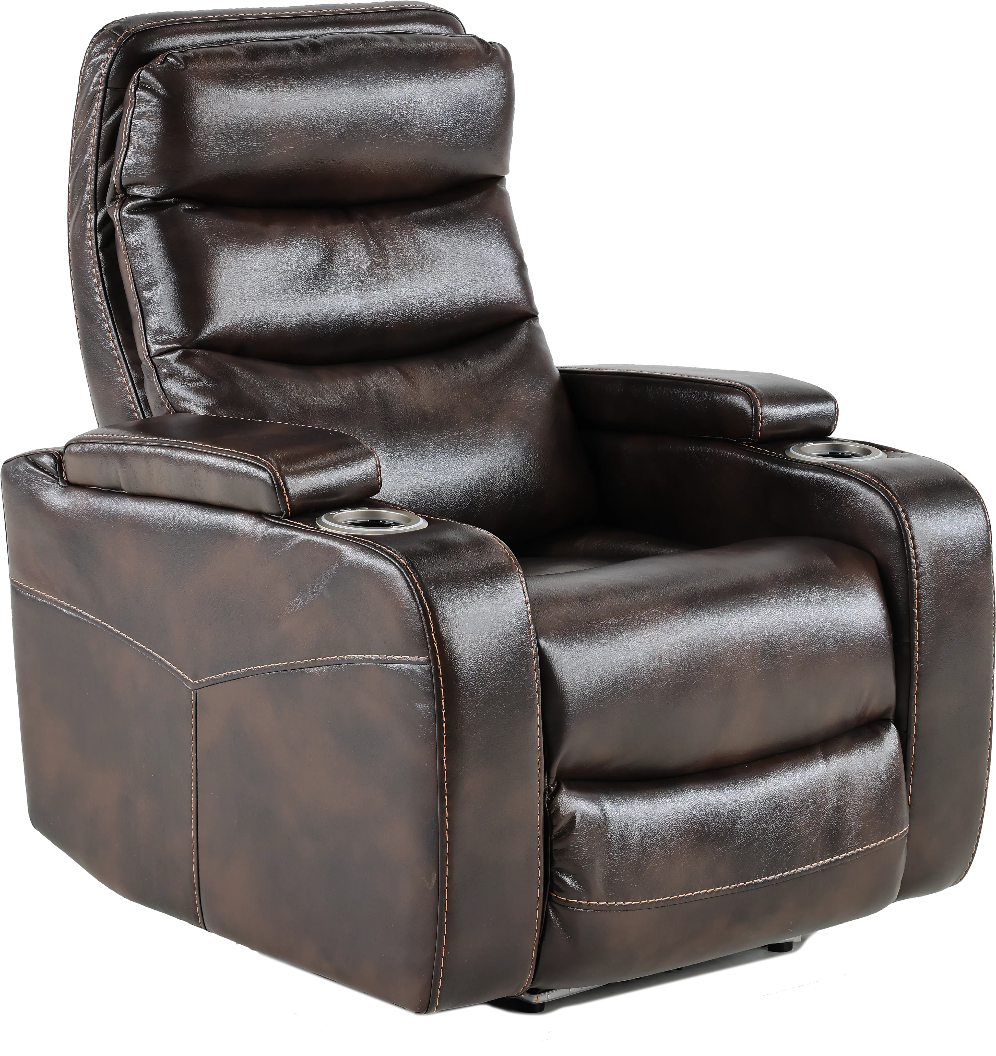 Cinema Brown Power Home Theater Recliner