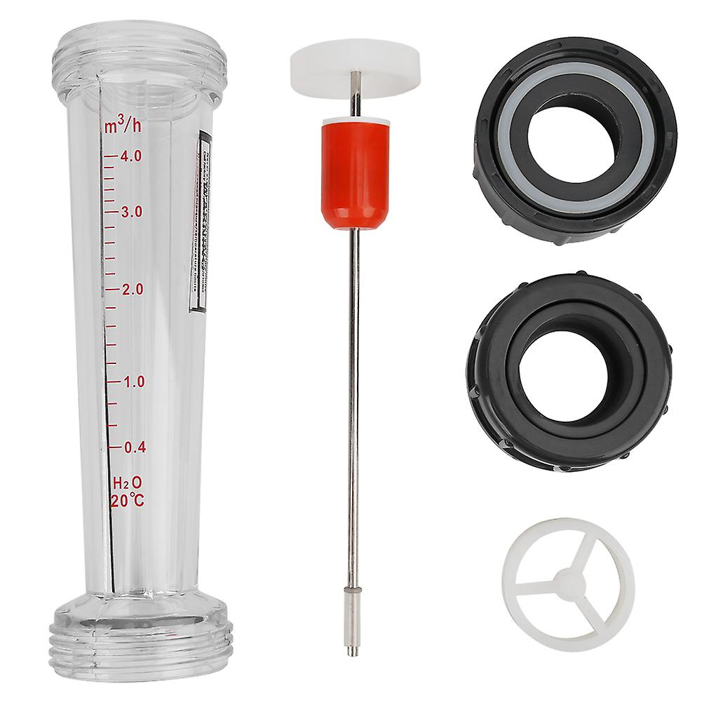 Lzs-32(d) Plastic Tube Type Liquid Flowmeter Waterflow Measuring Tool 0.4-4m H Range