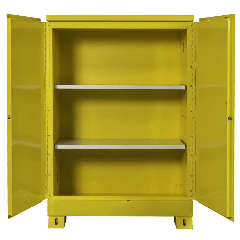 45 Gallon Flammable Manual Close Safety Cabinet ; Yellow ;