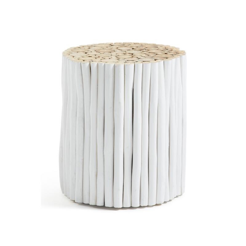 Filippo Teak Wood Twigs Side Table