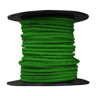 Cerrowire 25 ft. 12 Gauge Green Solid CU THHN Wire 112-1605A