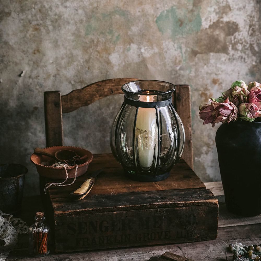 Blown Glass Vase / Lantern