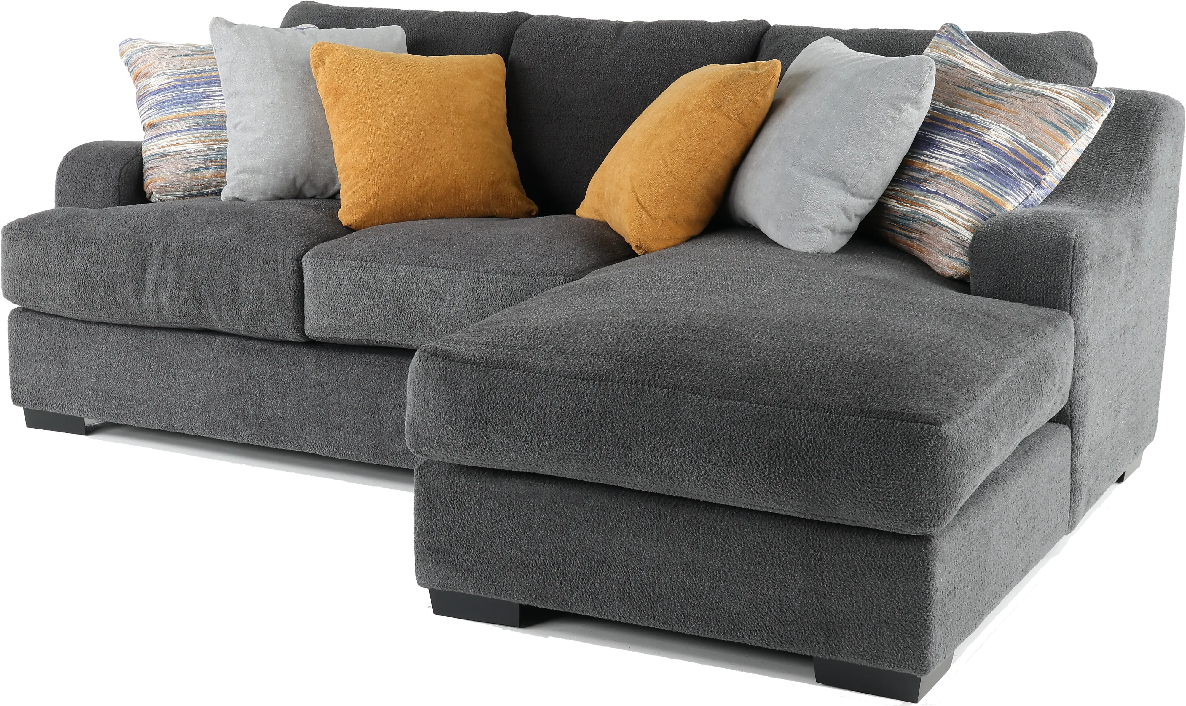 Challenger Gray 2 Piece Sectional