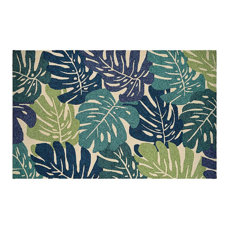 Couristan Covington Monstera Indoor Outdoor Area Rug