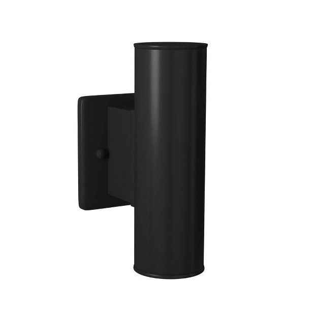 2 light Riga Outdoor Wall Light Matte Black Eglo