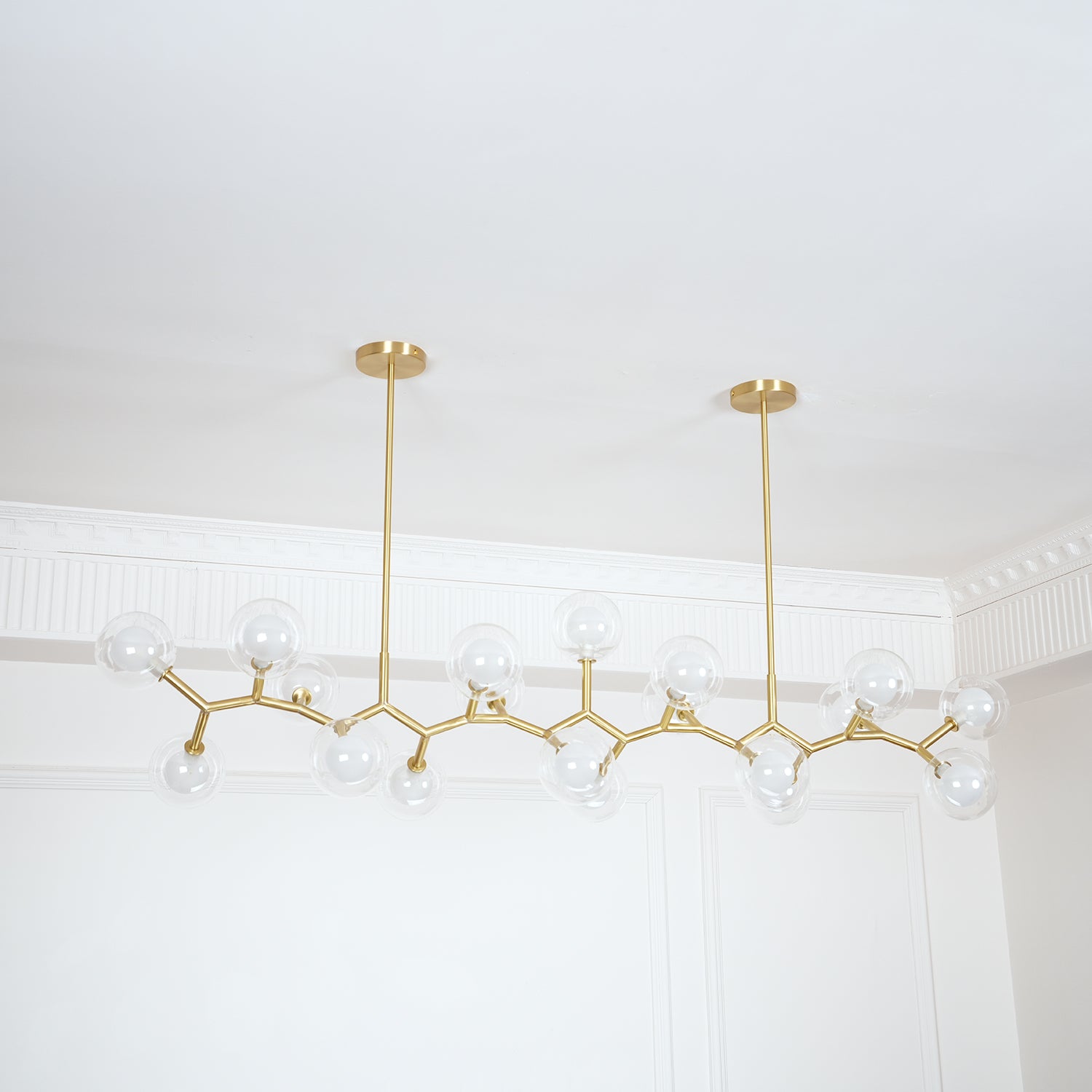 Molecular Glass Balls Chandelier