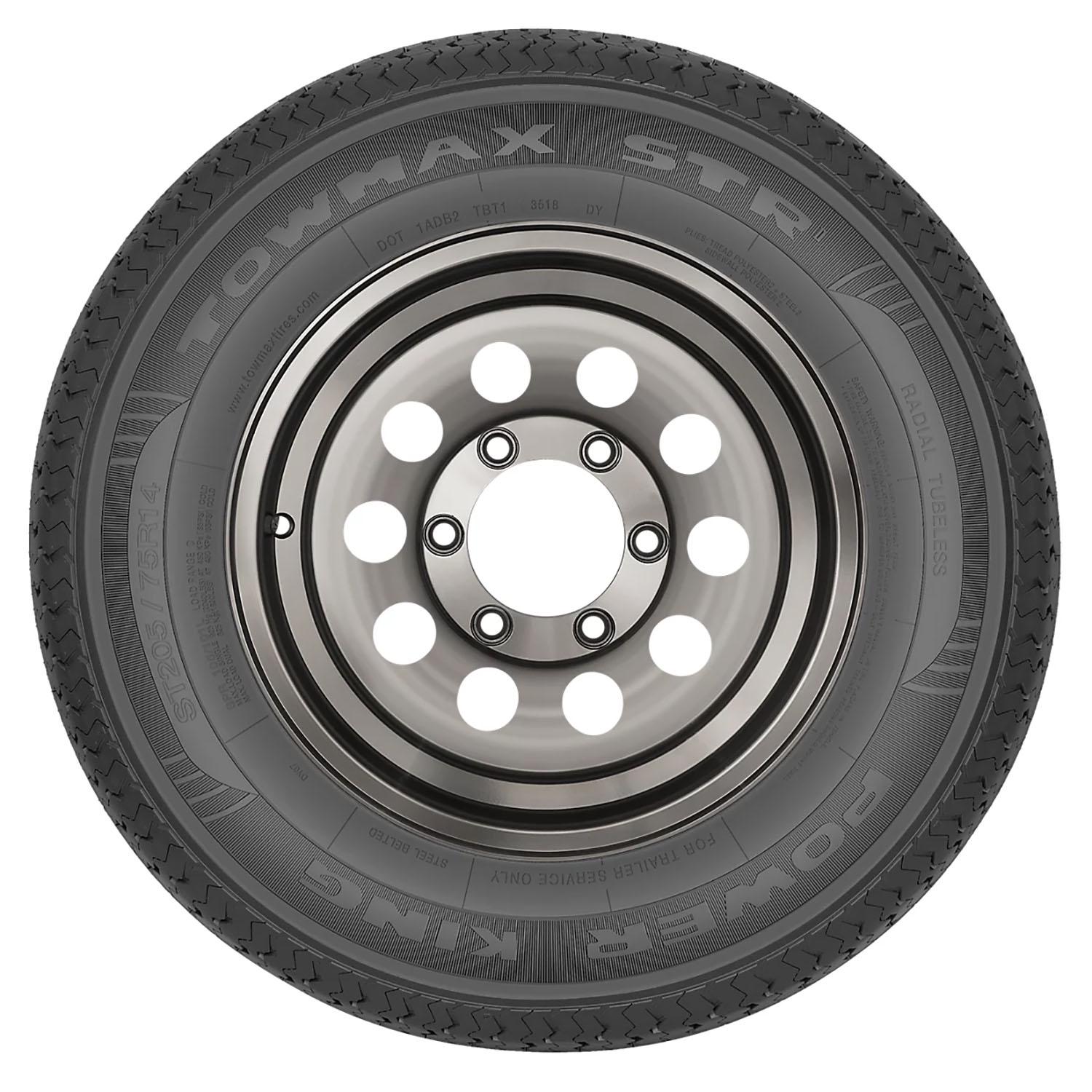 Power King Towmax STR II ST225/75R15 117/112L E Trailer Tire