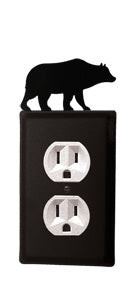 Village Wrought Iron EO 14 Bear   Single Outlet Co...