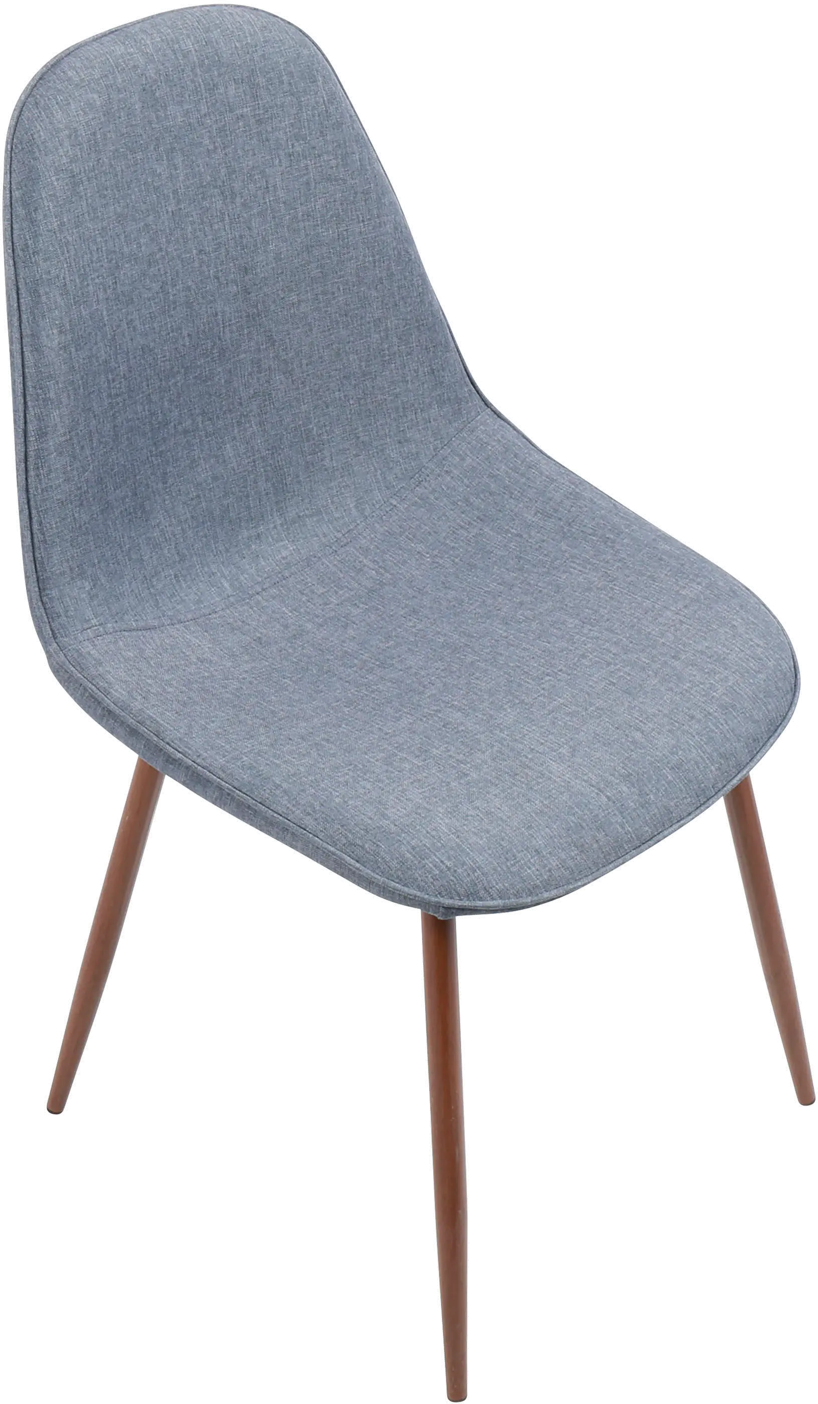 Mid Century Blue Dining Room Chair (Set of 2) - Pebble