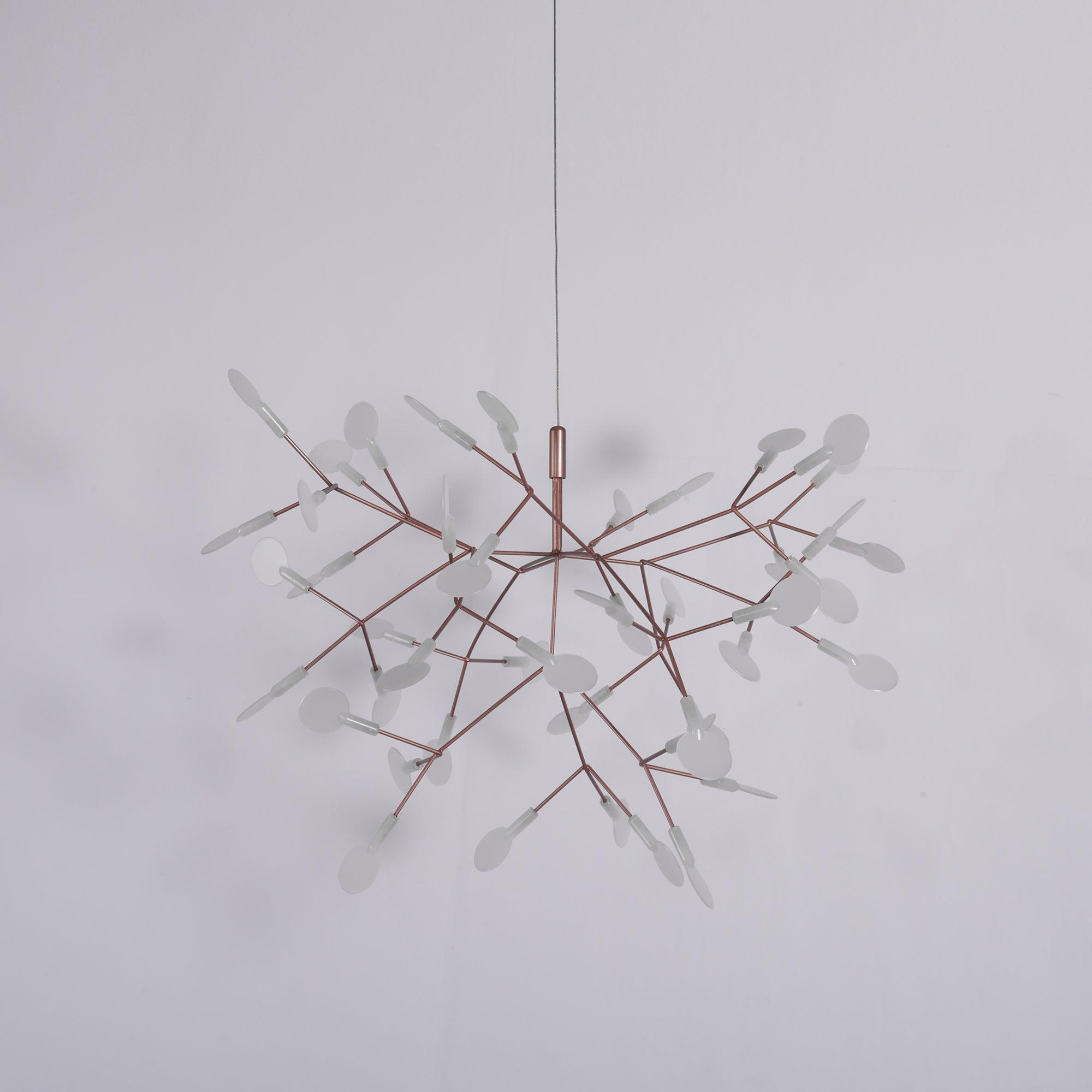 Rose Gold Firefly LED Chandelier