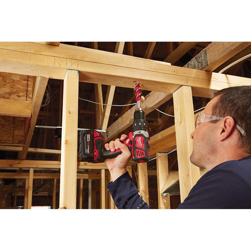 Milwaukee M18 Compact 1/2 in. Hammer Drill/Driver Kit with XC Batteries 2607-22 from Milwaukee