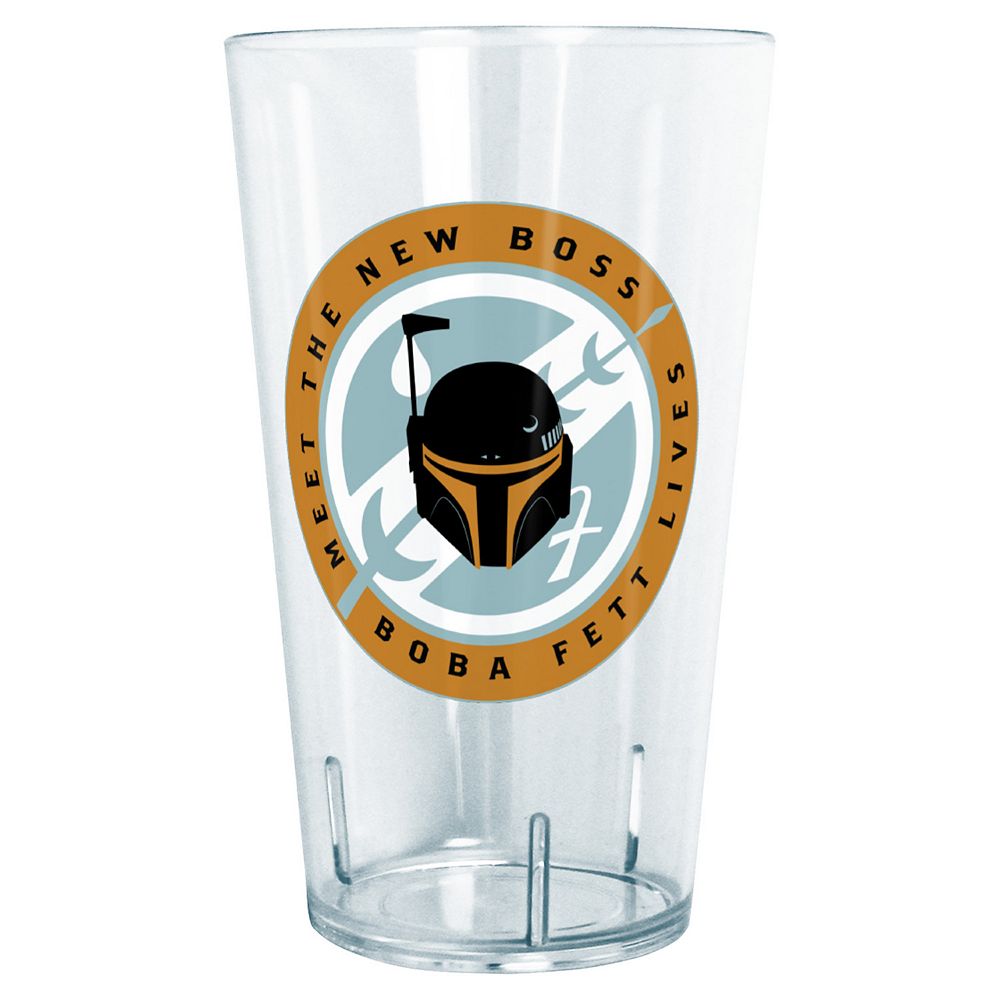 Star Wars New Boss Badge 24-oz. Tritan Glass