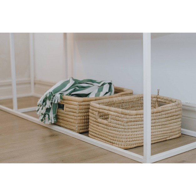 Mo x27 s Crib Medium Handcrafted Multi Storage Basket