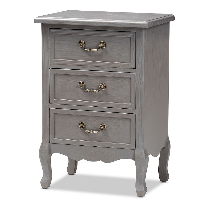 Baxton Studio Capucine Nightstand Table