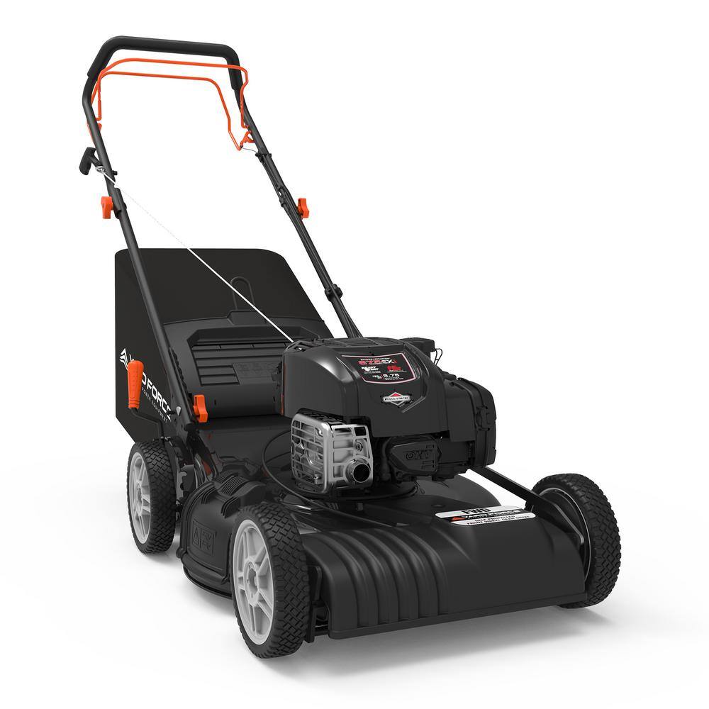 YARD FORCE YF22-3N1SPF 21 in. 150cc Briggs and Stratton Just Check and Add Self-Propelled FWD Gas Walk Behind Mower