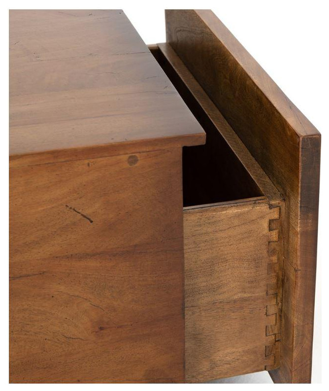 Duncan Storage Coffee Table Reclaimed Fruitwood   Transitional   Coffee Tables   by Old Bones Co.  Studios  Houzz