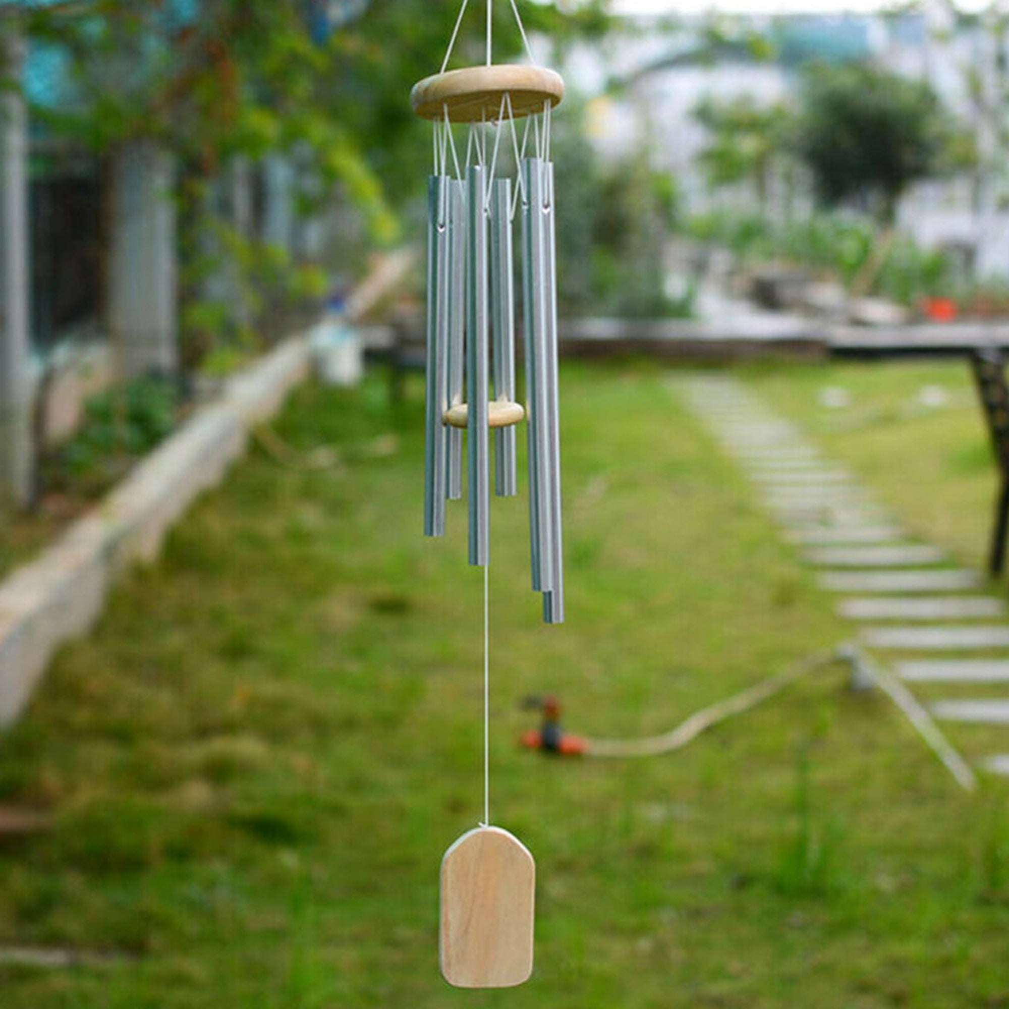 Large 6 Tubes Windchime Chapel Bells Wind Chimes Outdoor Garden Home Room Decor