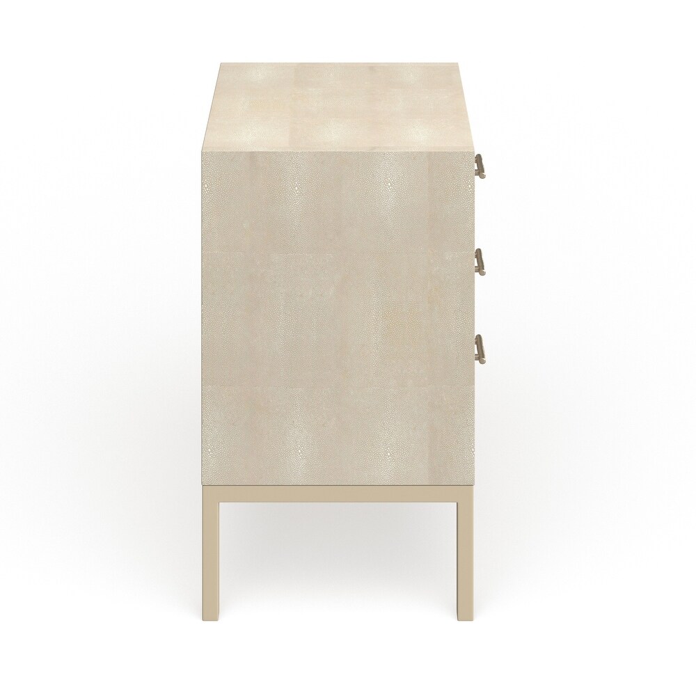 SAFAVIEH Couture High Line Collection Camden Faux Stingray Nightstand