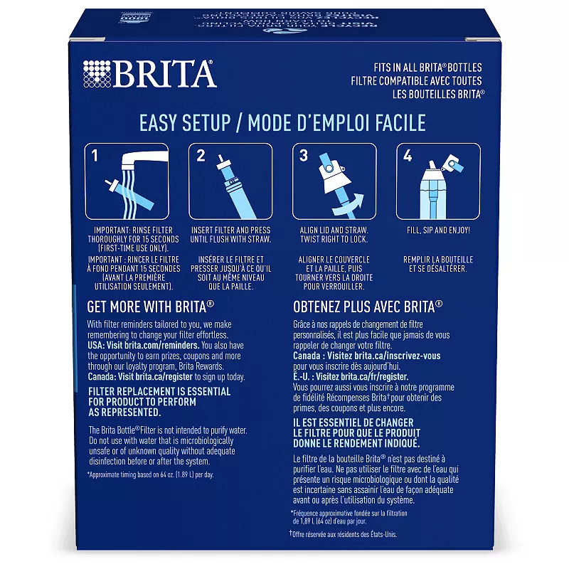 Brita Premium Water Bottle Replacement Filter 6-pk.