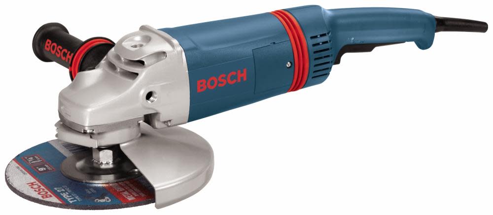 Bosch 9 In. 15 A Large Angle Grinder with Rat Tail Handle 1893-6 from Bosch