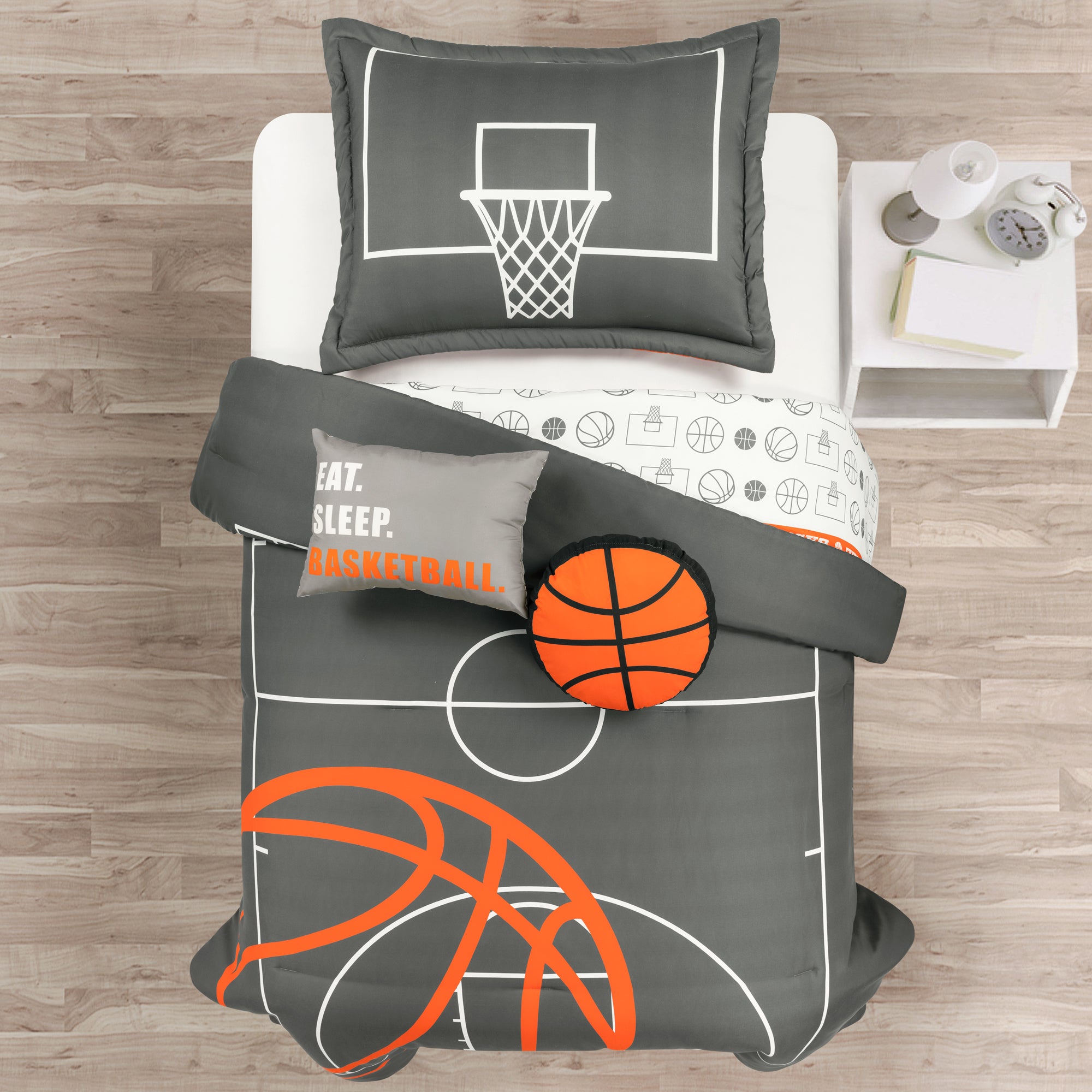 Basketball Game Reversible Comforter Set