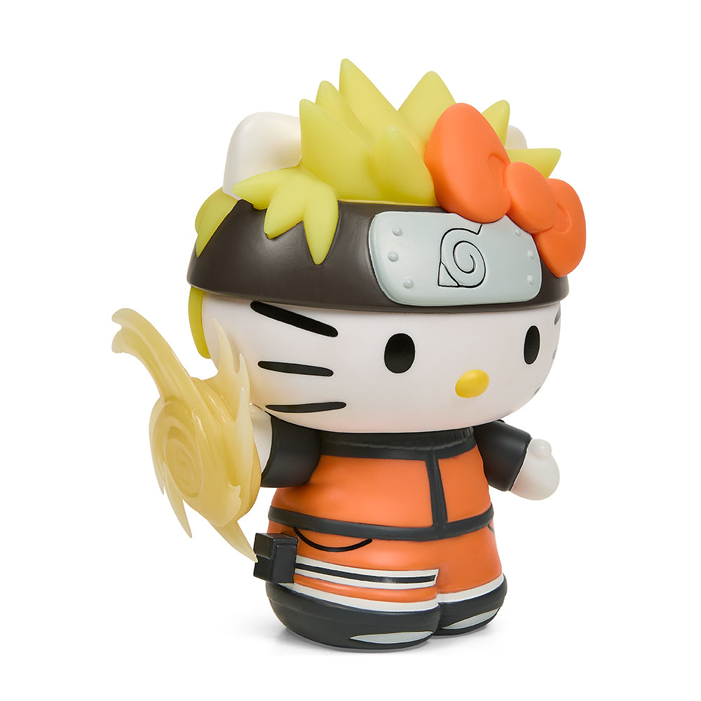 Naruto X Hello Kitty® 8” Vinyl Figure – Naruto Charge (GID Kidrobot.com Exclusive Edition)