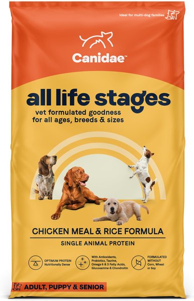 CANIDAE All Life Stages Chicken Meal and Rice Formula Dry Dog Food