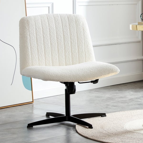 Faux fur velvet material， home computer chair office chair with adjustable height and 360° swivel cushion chair