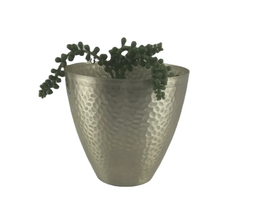 Simple creative multi functional metal rust proof flower pot  suitable for any place