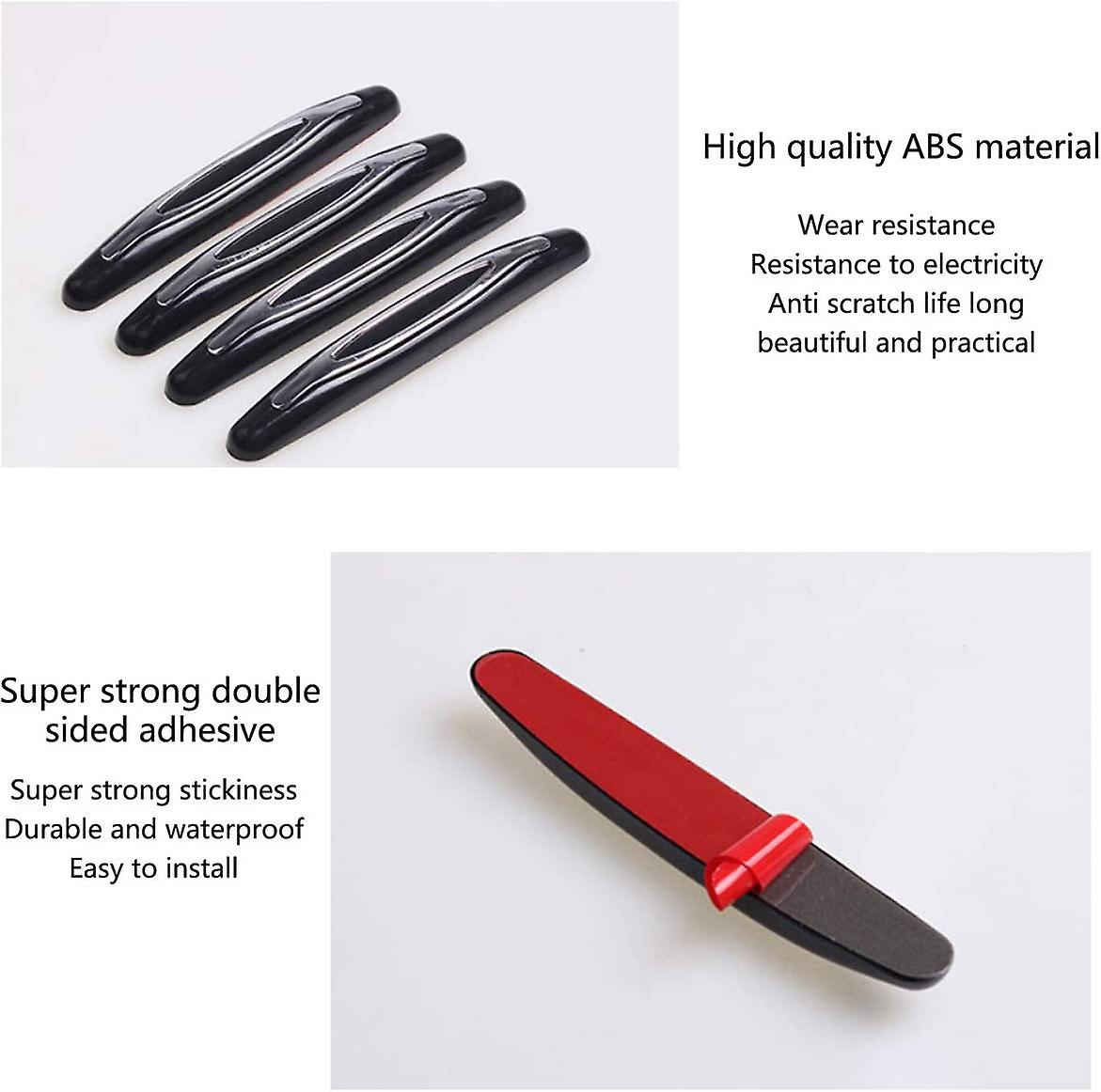 4 Pcs Car Door Bumper Protection， Car Door Protection Anti-friction Anti-collision Protector Universal Car Rearview Mirror Edge Protection Anti-scratc