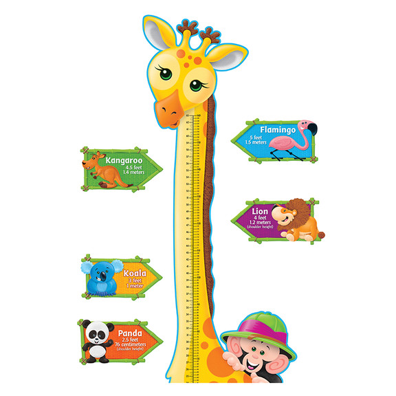 Trend Enterprises T 8176 Bb Set Giraffe Growth Cha...