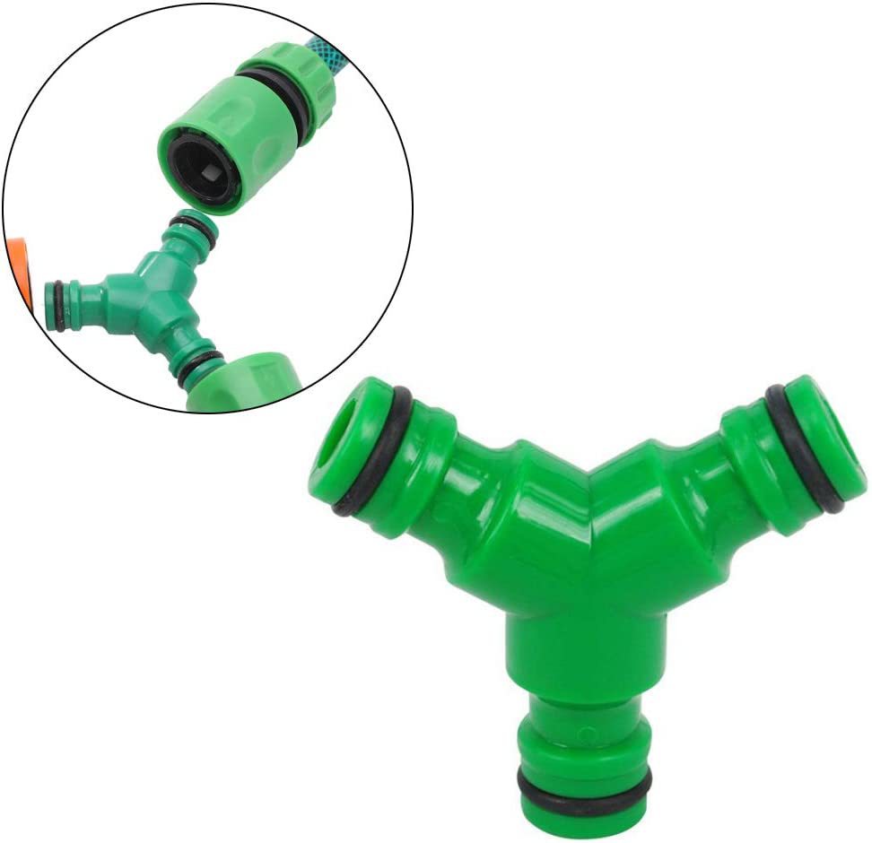 Household faucet Y-type three-way quick-connect diverter hose quick-connect connector