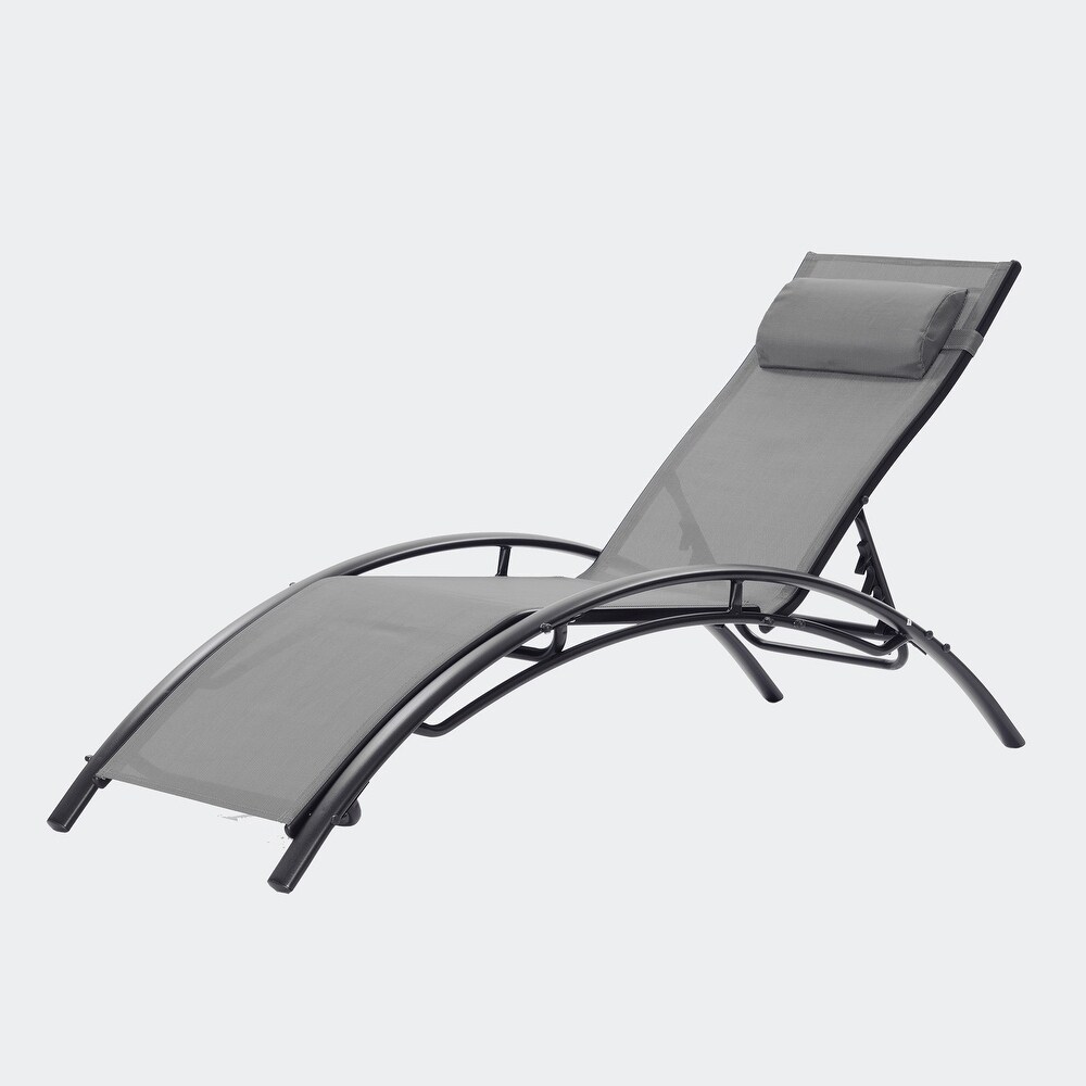 2 PCS Set Outdoor Lounge Chair