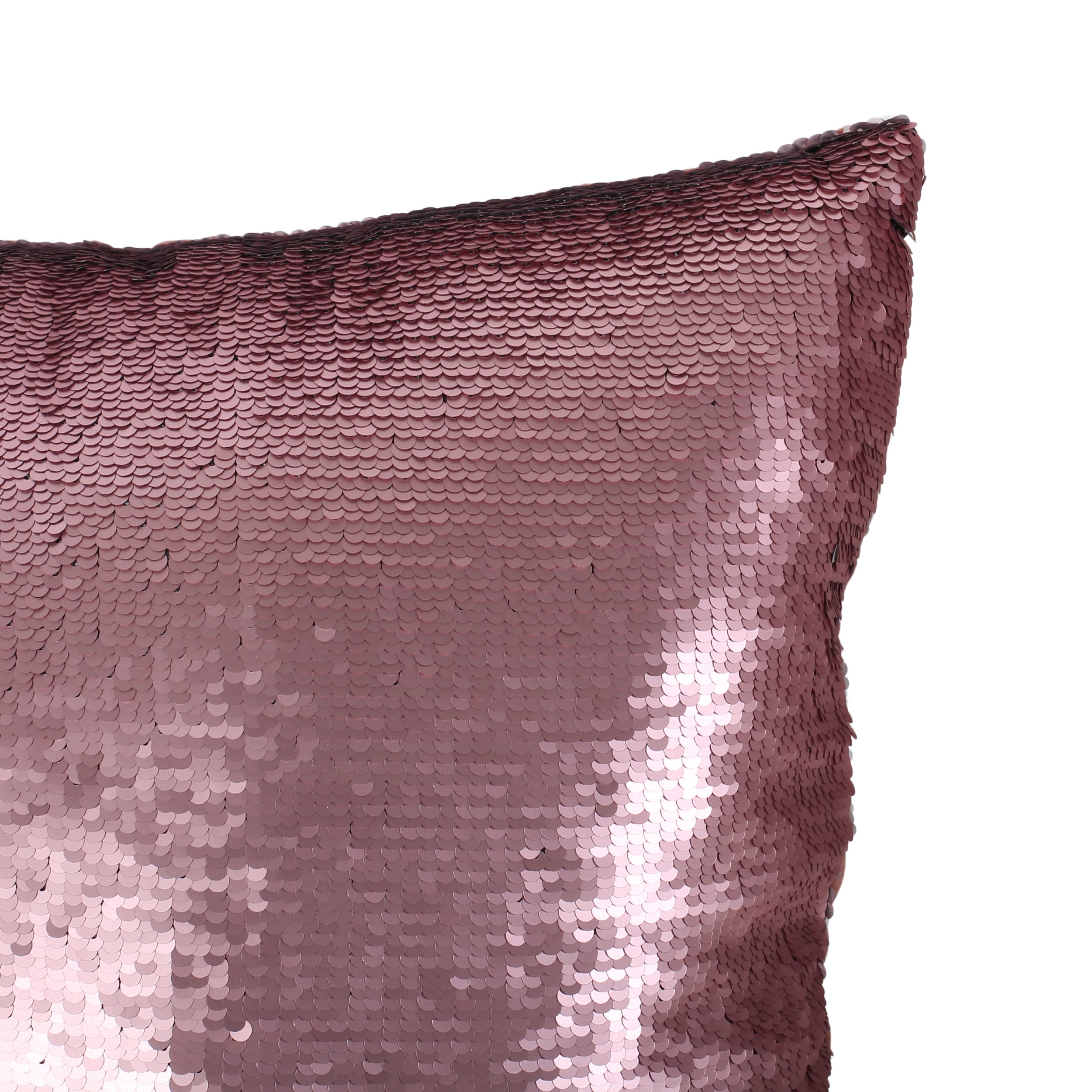 Jennifer Glam Square Reversible Sequin Throw Pillow