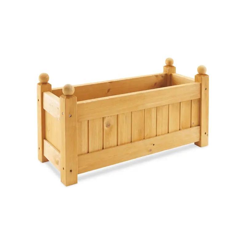 manufacture wholesale garden supplies outdoor wood garden bed wooden planter box