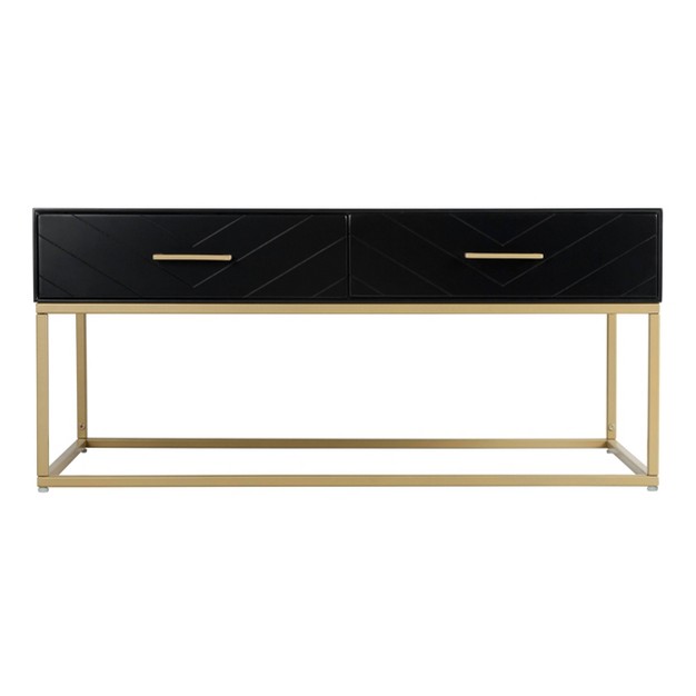 Ellias Coffee Table Black gold Finch