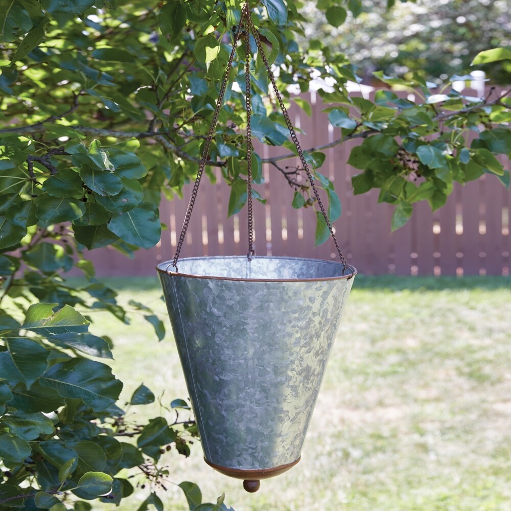 Cone Hanging Planter   11'' dia. x 13''H