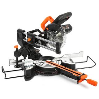 WEN 9.5 Amp 7.25 in. Single Bevel Compact Sliding Compound Miter Saw with LED Cutline Guide MM0713