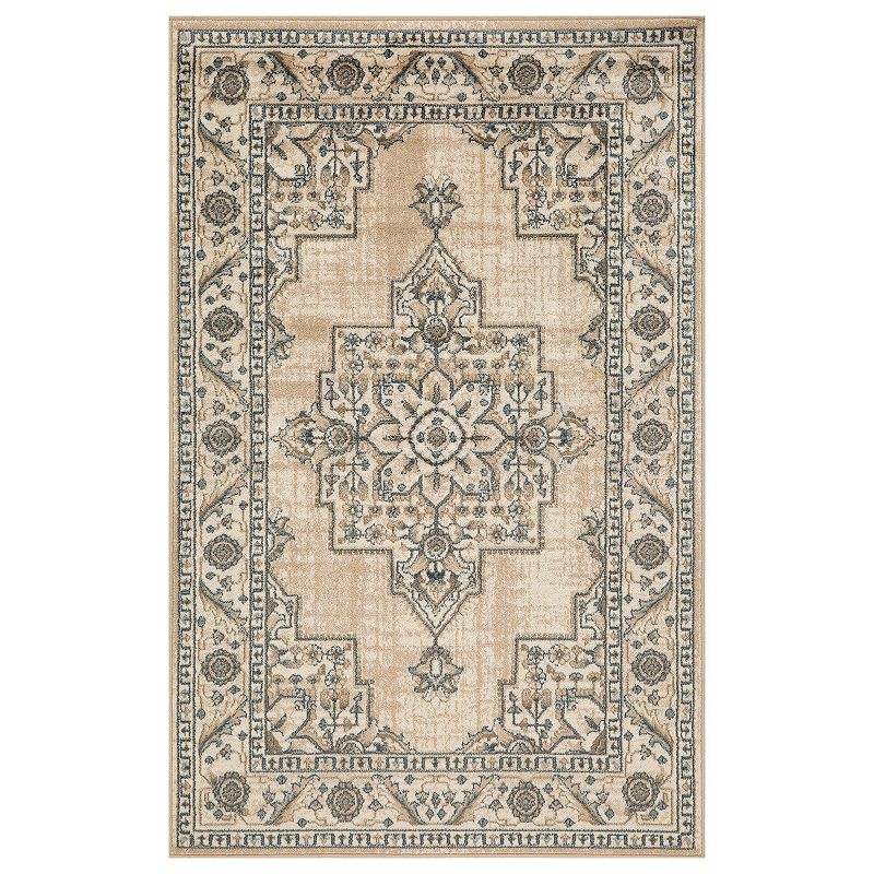 SUPERIOR Vintage Traditional Medallion Indoor Rug