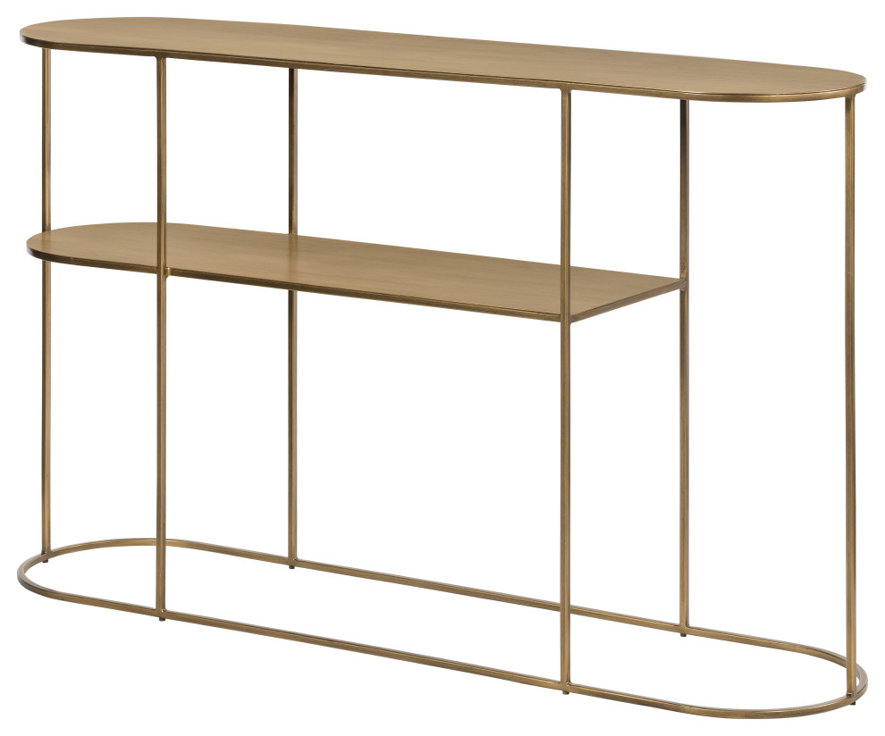 Antique Brass Console Table   Contemporary   Console Tables   by Design Tree Home  Houzz