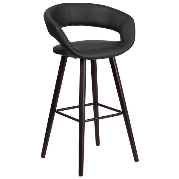 2 Pk. 29'' High Contemporary Barstool with Wood Frame - 22