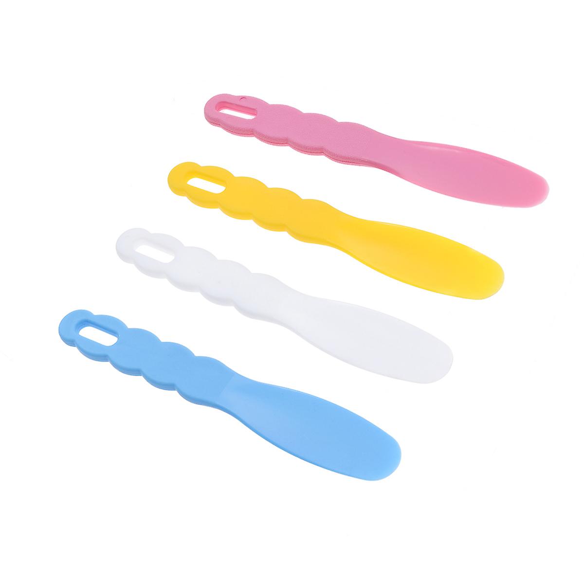 4pcs Heat-resistant Professional Assorted Plastic Mixing Spatula For Dental Medicine