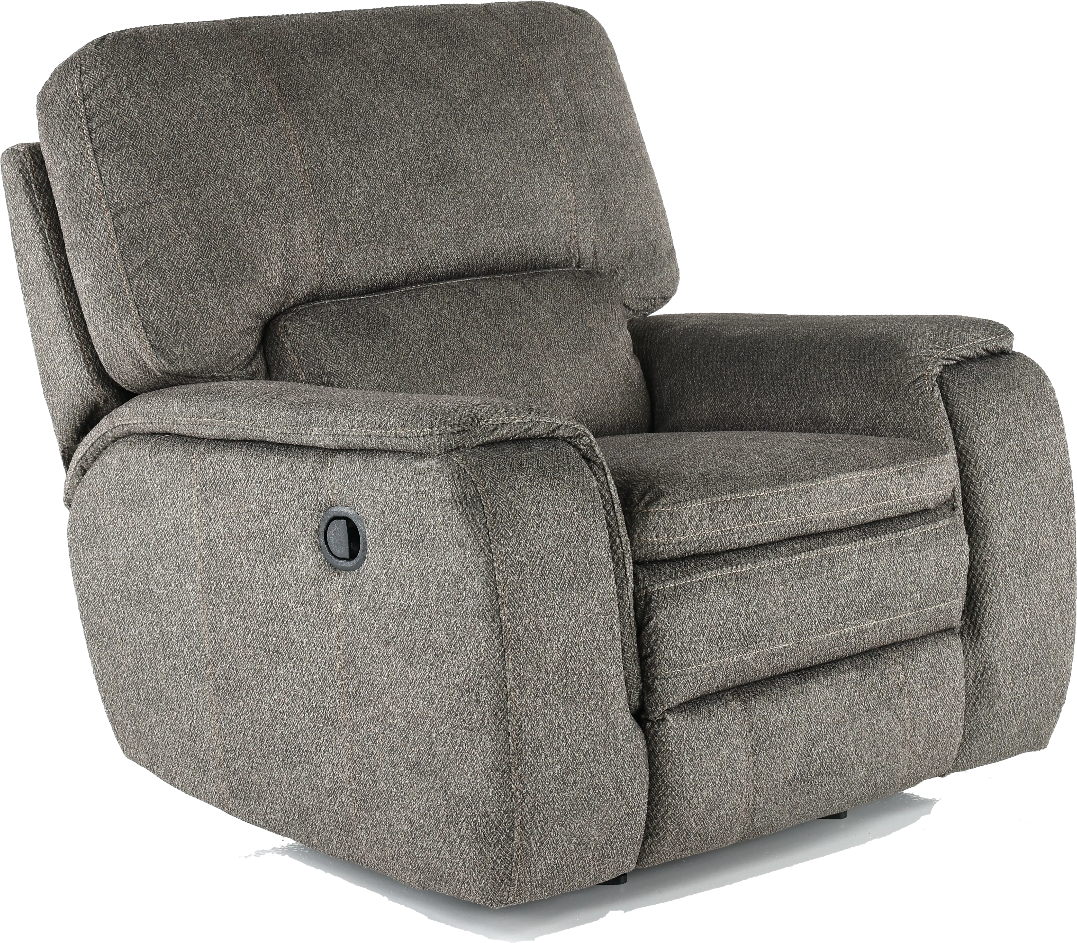 Cyprus Silver Gray Transitional Rocker Recliner