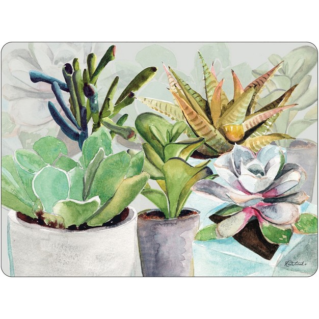 Pimpernel Succulents Placemats Set Of 4 15 7 X 11 7 Inch