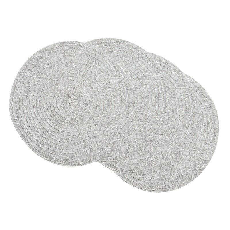 Ray Star Round Woven Vinyl Placemat (Set of 4)  15\