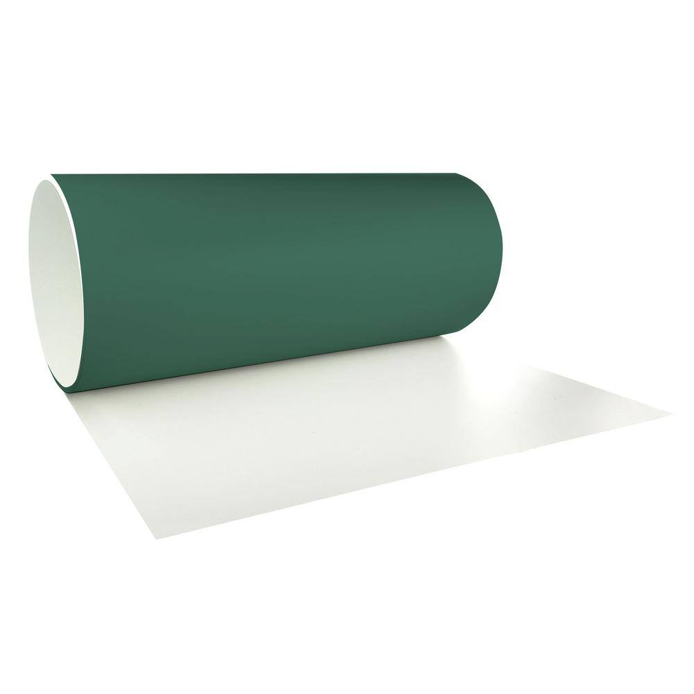 Gibraltar Building Products 24 in. x 50 ft. Hunter Green Over Birch White Aluminum Trim Coil ATC24-HG