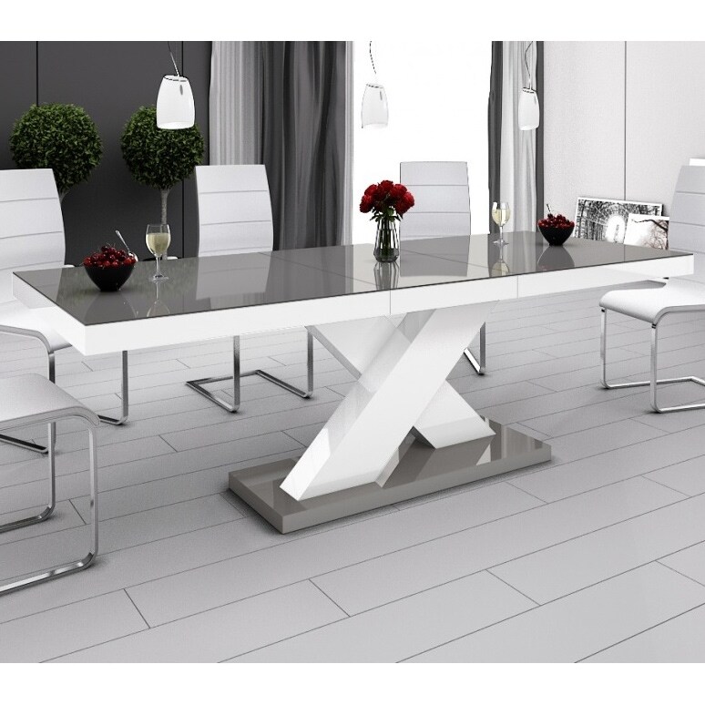 NONEX Modern Extendable X base Dining Table