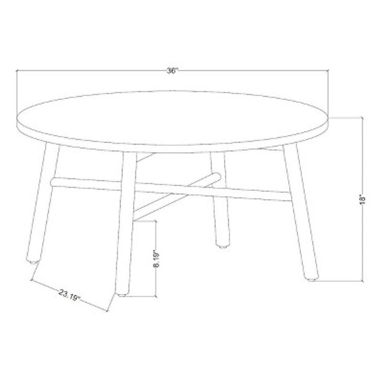 Shaker Coffee Table - Natural - Hearth and Hand with Magnolia