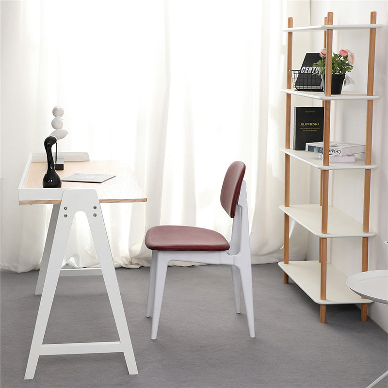 YARA Study Desk 118cm - White & Natural