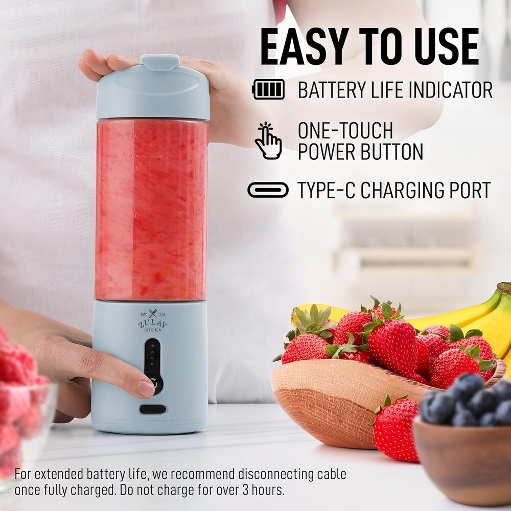 Zulay Kitchen 18oz Personal Blenders that Crush Ice